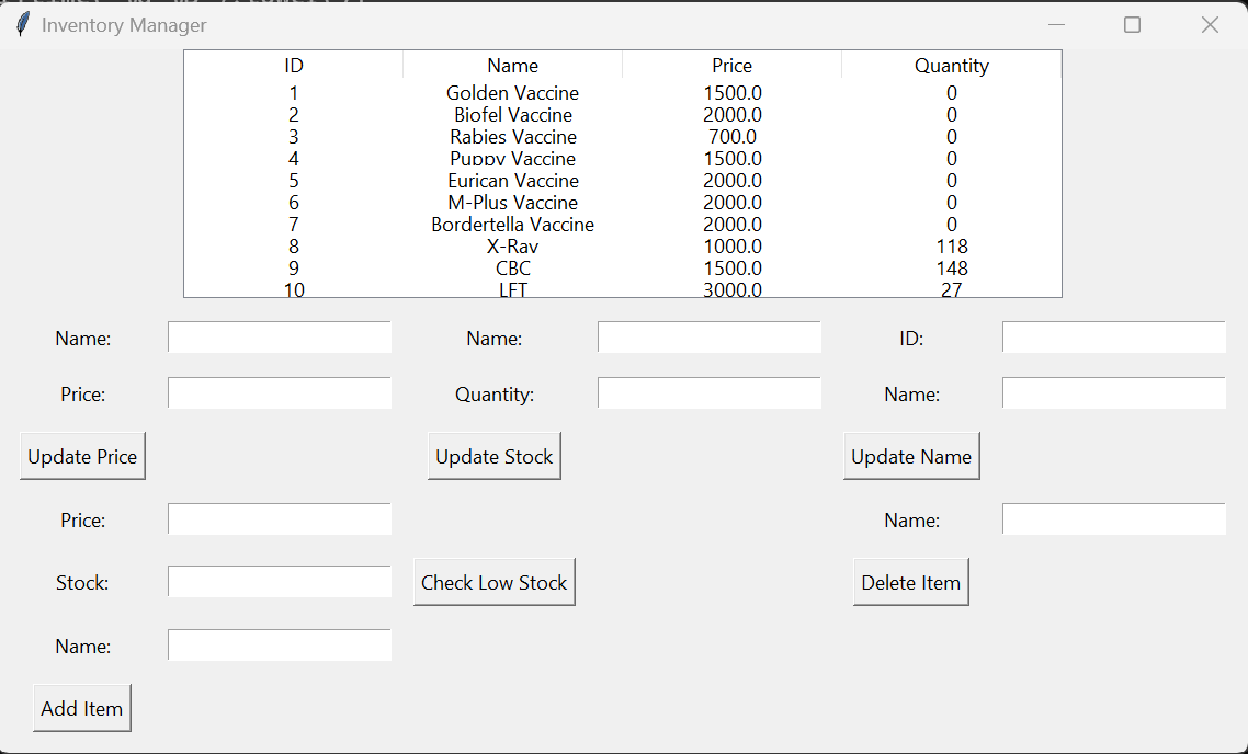 Inventory App